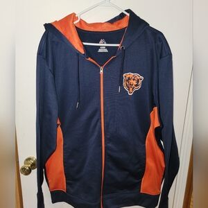 NWOT MAJESTIC XL MENS CHICAGO BEARS ZIP HOODIE